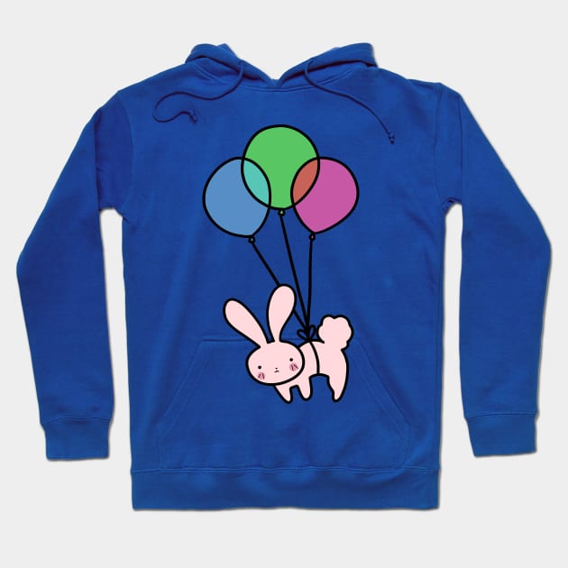 Balloon Bunny Hoodie by saradaboru